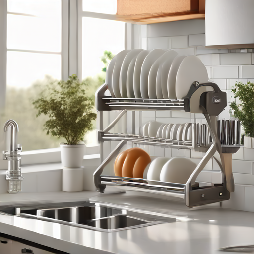 Afbeelding van Gebruik opvouwbare afdruiprekken voor optimale ruimtebesparing