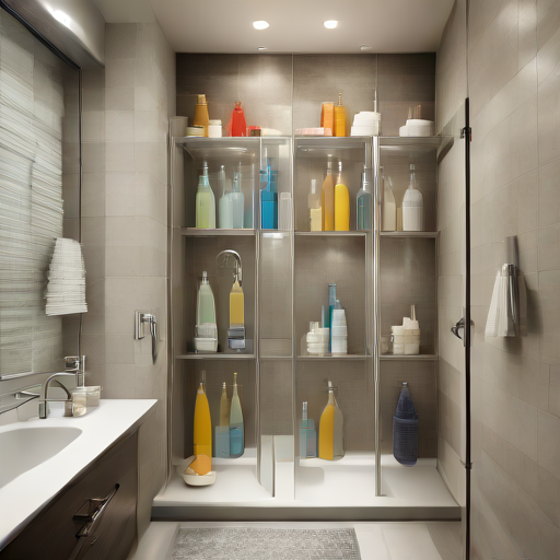 Afbeelding van Douche-organizer: Tips voor optimaal gebruik in de badkamer