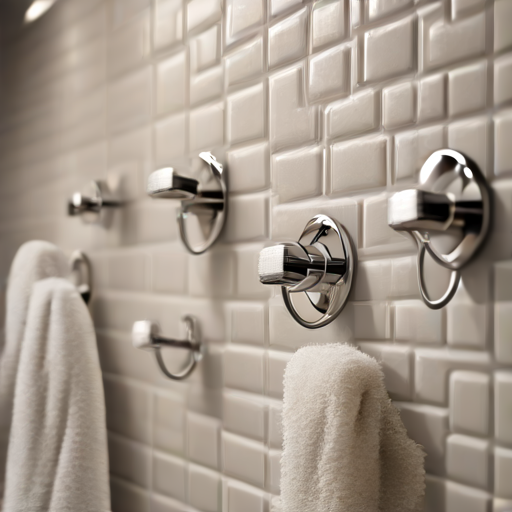 Afbeelding van Plakhaakjes voor Badkamer: Eenvoudig en Efficiënt