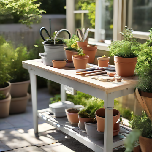 Afbeelding van Maak zelf plastic oppottafels met eenvoudige materialen