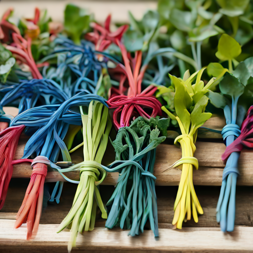 Afbeelding van Ideale hoeveelheid plastic plantenbinders voor kleine tuinen