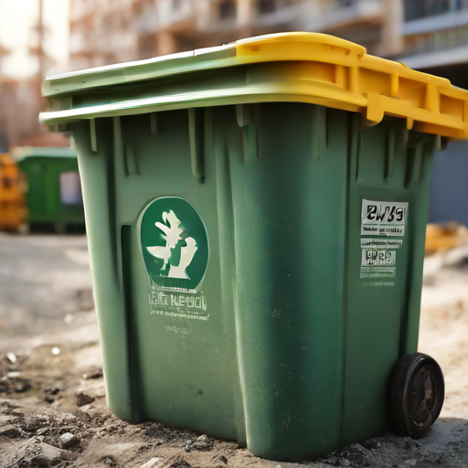 Afbeelding van Goedkoopste plastic vuilnisbakken voor de bouwmarkt