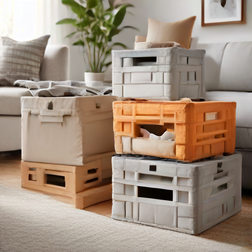 Afbeelding van Goedkoopste opvouwbare opslagkratten voor verhuizingen