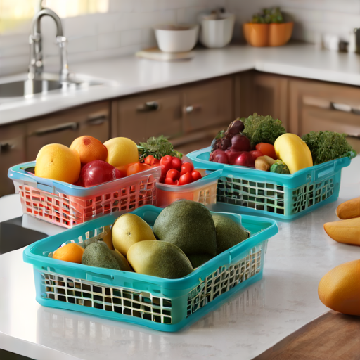 Afbeelding van Zijn plastic opbergmandjes veilig voor voedselopslag?