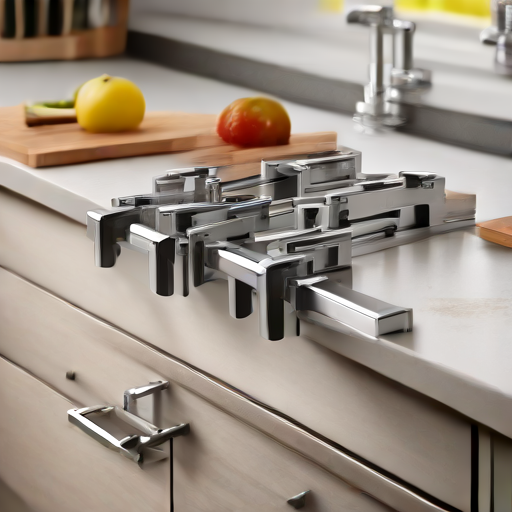 Afbeelding van Multifunctionele keukenladeklemmen: Installatie in een handomdraai