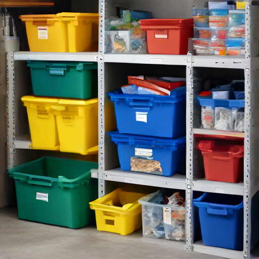 Afbeelding van Tips voor het organiseren van plastic opbergbakken in de garage