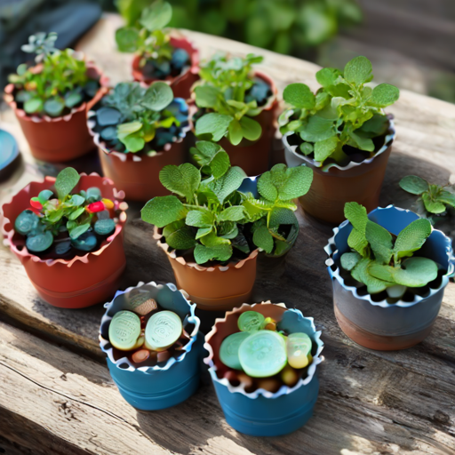 Afbeelding van Flessendoppen als slimme kruidenpotten gebruiken