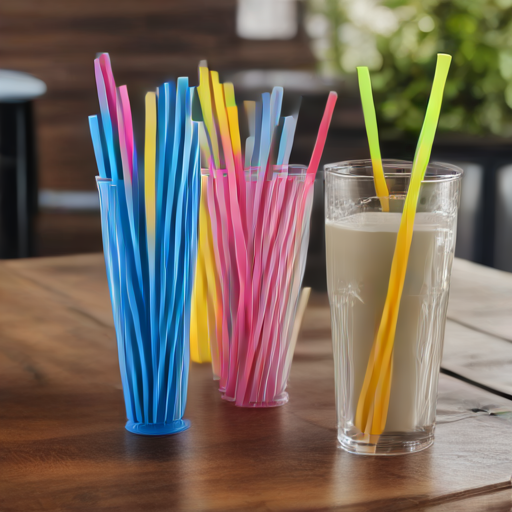 Afbeelding van Herbruikbare siliconen rietjes voor warme dranken