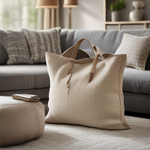 Afbeelding van Combineer multifunctionele opbergtassen met meubels