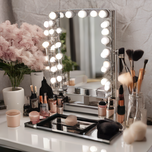 Afbeelding van Combineer mini-make-up spiegels met andere beauty tools