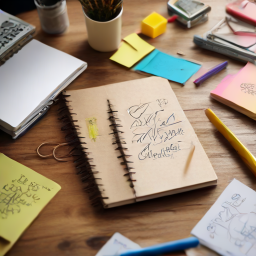 Afbeelding van Notitieboekjes voor effectieve brainstormsessies gebruiken