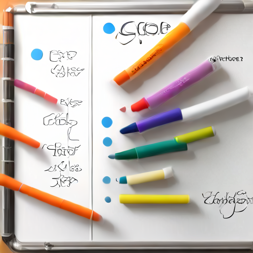 Afbeelding van Magnetische whiteboard markers: De veelzijdige keuze