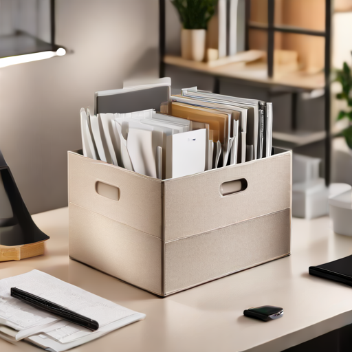 Afbeelding van Opvouwbare opbergboxen voor documenten: waar vind je ze?
