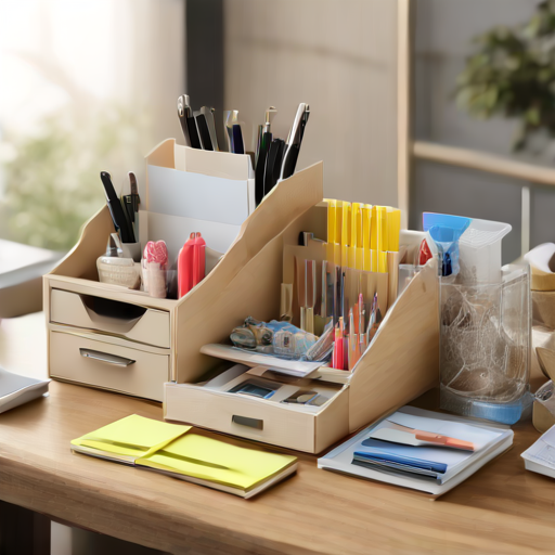 Afbeelding van Schuifkastenorganizers voor kantoorbenodigdheden: tips en voordelen