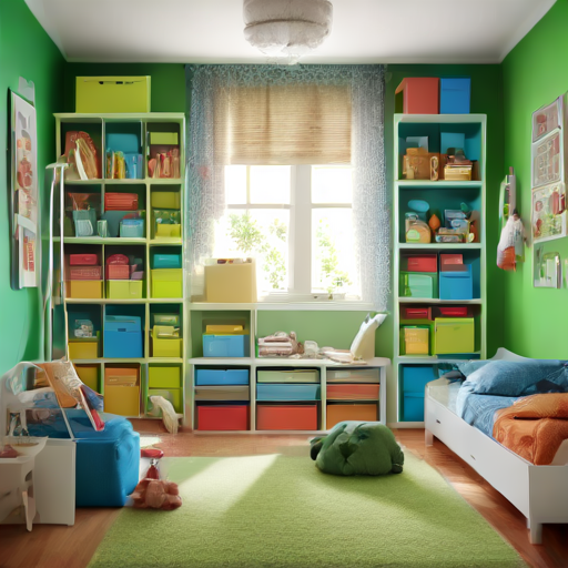 Afbeelding van Organiseer de kinderkamer met plastic organizerdozen