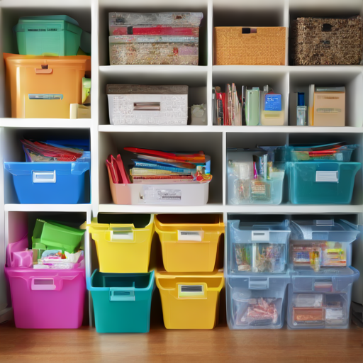 Afbeelding van Organiseer je leven met plastic opbergbakken