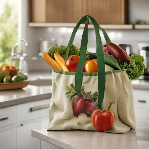 Afbeelding van Herbruikbare boodschappentassen en voedselopslag: Veiligheid eerst