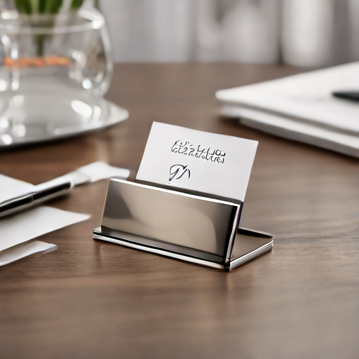 Afbeelding van Naamkaartjeshouders met speciale ontwerpen: Waarom kiezen?