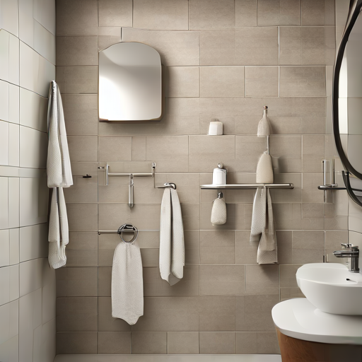 Afbeelding van Top tegelklevende ophanghaken voor badkameraccessoires