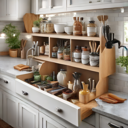 Afbeelding van Goedkoopste keukenblad organizers voor jouw grote keuken