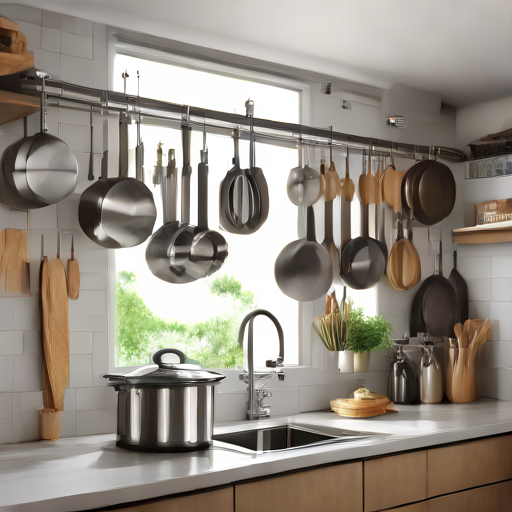 Afbeelding van Keukengerei opbergrekken: Waar te kopen en tips