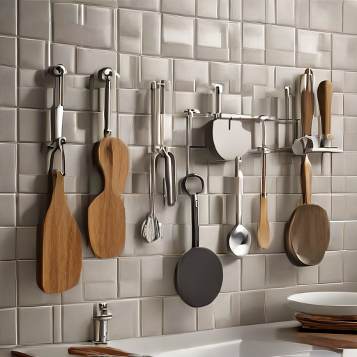 Afbeelding van Onderhoudstips voor tegelklevende ophanghaken in de keuken