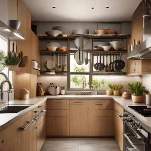 Afbeelding van Voordelen van keukengerei opbergrekken voor jouw keuken