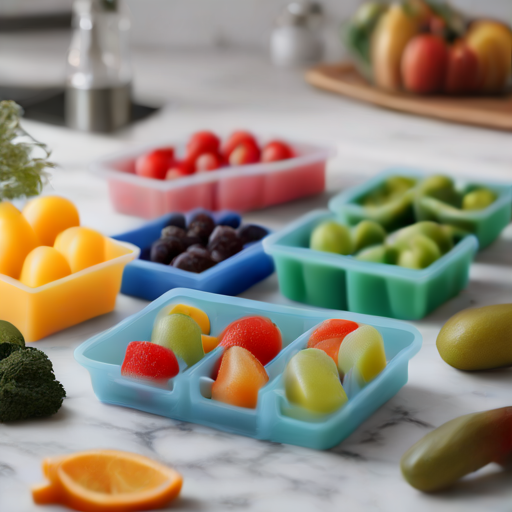 Afbeelding van Maak heerlijke smoothies met siliconen ijsvormpjes