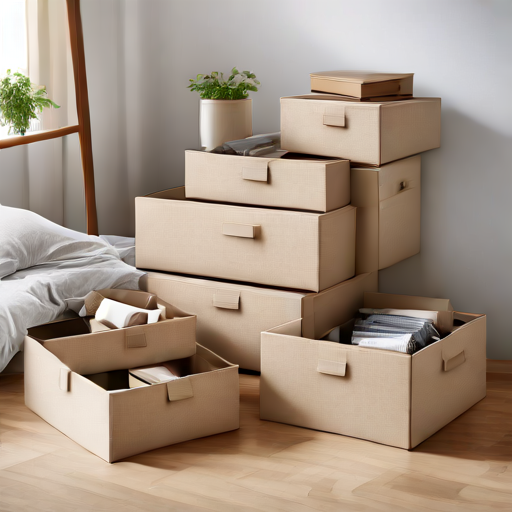 Afbeelding van Overweeg opvouwbare opbergboxen voor een slimme verhuizing