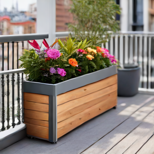 Afbeelding van Kies de Beste Opvouwbare Plantenbakken voor Jouw Balkon