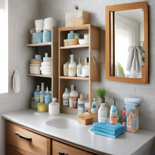 Afbeelding van Praktische plastic badkamer organizers voor elke ruimte