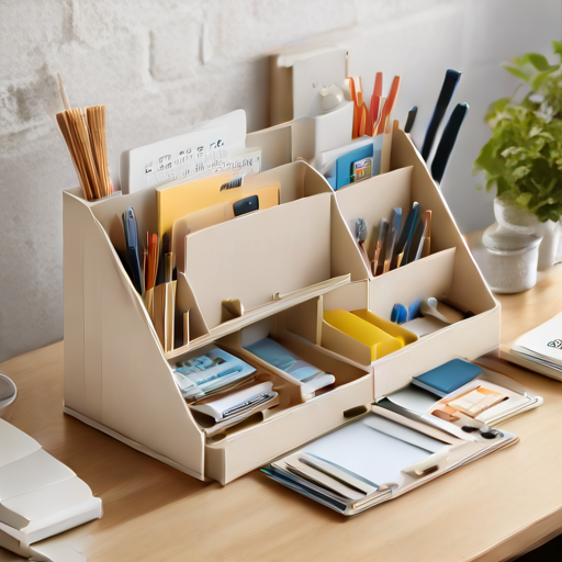 Afbeelding van Ruim je bureau op met opvouwbare bureau-organizers