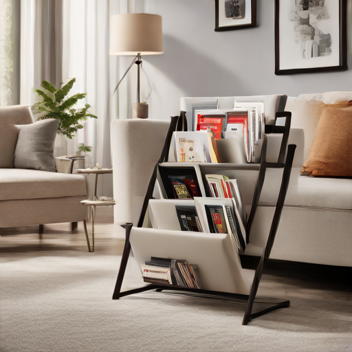 Afbeelding van Slimme opvouwbare tijdschriftenrekken voor meer ruimte