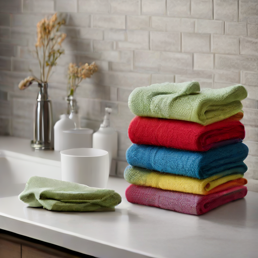 Afbeelding van Herbruikbare afwasdoeken voor een schone badkamer