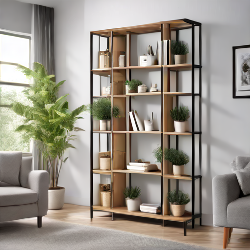 Afbeelding van Duurzaam leven met multifunctionele opbergrekken