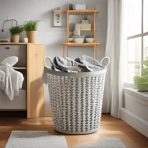 Afbeelding van Gebruik plastic wasmanden optimaal in kleine woningen