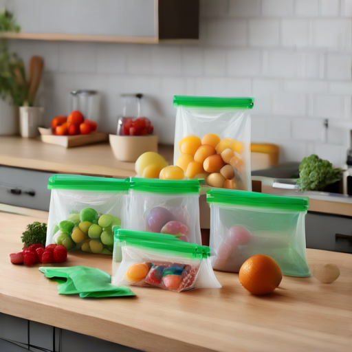 Afbeelding van Herbruikbare siliconen boterhamzakjes: Innovatieve ideeën