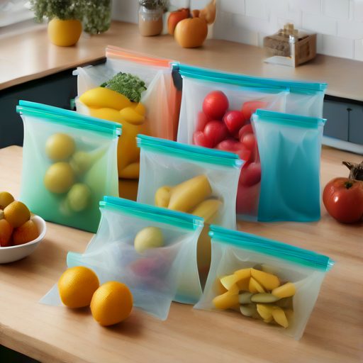 Afbeelding van Herbruikbare siliconen boterhamzakjes en voedselverspilling