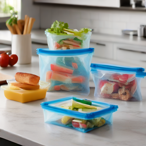 Afbeelding van Bespaar kosten met herbruikbare siliconen boterhamzakjes