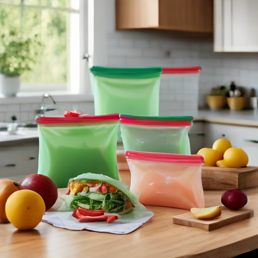 Afbeelding van Bespaar geld met herbruikbare siliconen boterhamzakjes