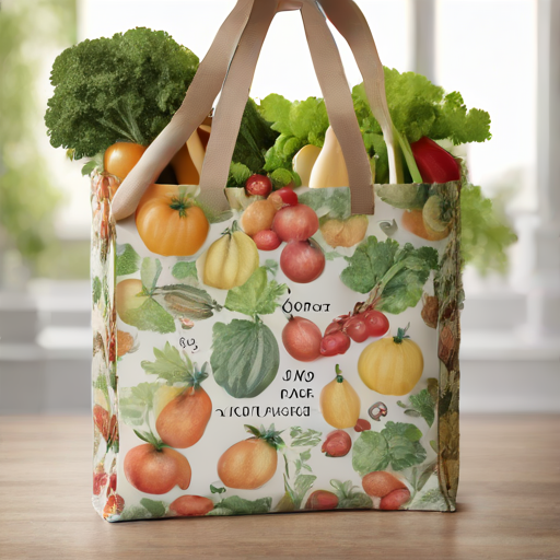 Afbeelding van Personaliseer jouw herbruikbare boodschappennet met stijl