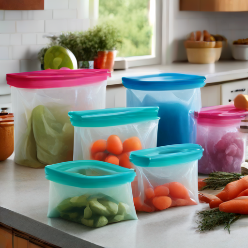 Afbeelding van Voordelen van siliconen opbergtassen in je keuken