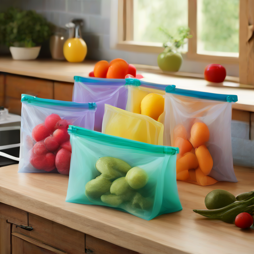 Afbeelding van Milieuvriendelijke siliconen opbergtassen voor jouw leven