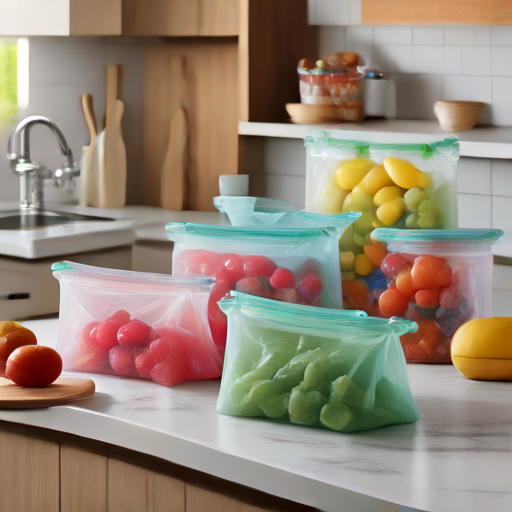 Afbeelding van Creatief gebruik van siliconen opbergtassen in huis