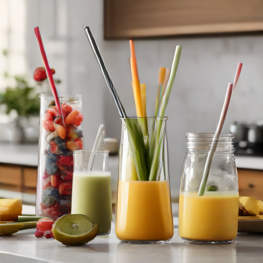 Afbeelding van Voordelen van Herbruikbare Rietjes: Duurzaam en Slim