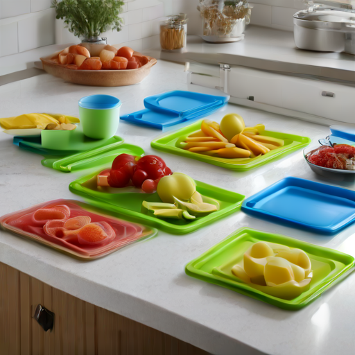 Afbeelding van Siliconen voedselhoezen: veilig in magnetron en oven