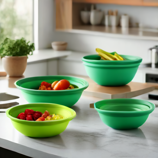 Afbeelding van Kies de perfecte maat opvouwbare siliconen kommen