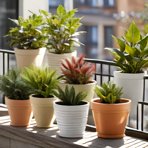 Afbeelding van Plastic bloempothouders voor binnen en buiten gebruik