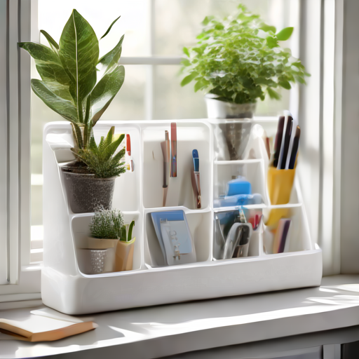 Afbeelding van Installeer Plastic Raamorganizers Zonder Schade Aan Ramen