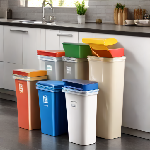 Afbeelding van Ontdek de juiste plastic afvalbakken voor uw behoeften